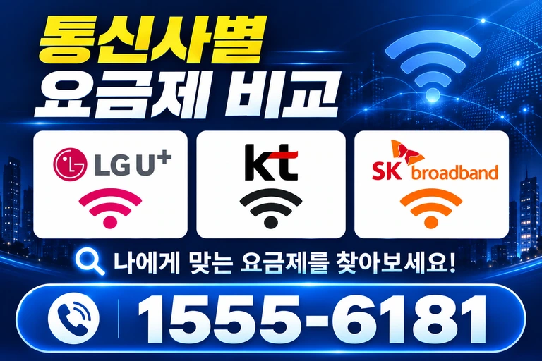 삼척시 노곡면 통신사별 요금제 비교